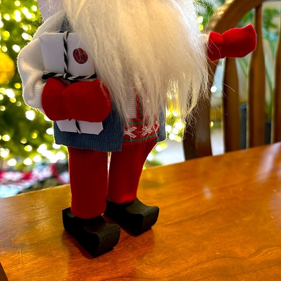 Handmade Wooden Christmas Tomte Figure 9” - Picture 3 of 6